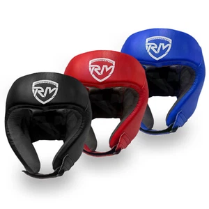 RingMaster Open Face Head Guard Gear Boxing MMA Martial Arts Fight Training - Picture 1 of 16