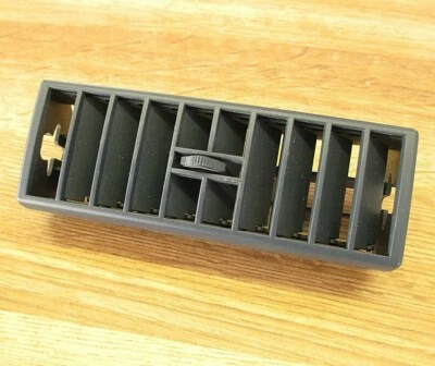 89-93 CADILLAC DEVILLE FWD FLEETWOOD CENTER A/C OUTLET GRILLE DARK SAPPHIRE BLUE - Image 1 of 4