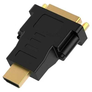 Adattatore da HDTV a DVI-I Dual Link DL M/F Convertitore Video Digitale HD Nero - Photo 1/6