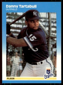 1987 Fleer Update Glossy Danny Tartabull Kansas City Royals #U-117