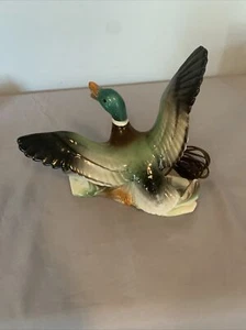 VINTAGE 1959 LANE & COMPANY MALLARD DUCK TV LAMP VAN NUYS CALIFORNIA 9" T WORKS - Picture 1 of 9