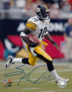 Pittsburgh Steelers Santonio Holmes Signed Autograph 8x10 Photo