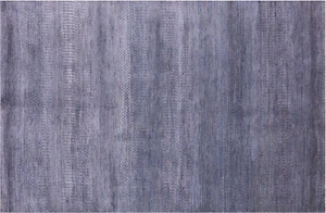 3' 11" X 6' 2" Wool & Silk Handmade Savannah Grass Rug - Q11531 - Picture 1 of 9