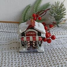 Candy House Antique Style Spun-Cotton Christmas ornament