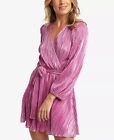 Bardot PINK SHINE Women's Bellissa Pleat Dress, US Large
