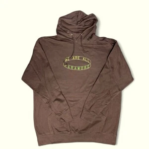 We Are All Paramore Hoodie Kapuzenpullover Gr. XL braun Konzert Tour RAR - Bild 1 von 2