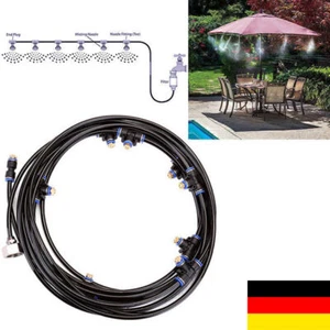 DE 8M Sprühdüse Sprinkler Patio Wasser Garten Nebeldüse Düsen Misting Kühlsystem - Bild 1 von 5