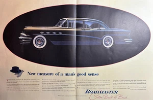 1956 Buick Roadmaster Automobile Custom Built Measure Mans Sense VTG Print Ad - Picture 1 of 1