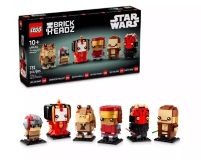 LEGO 40676 Brickheadz Star Wars The Phantom Menace Building Set New Sealed - Image 1 of 4