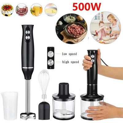 Multifunktional Stabmixer 4-in-1 Elektrische Handmixer Pürierstab Blender Set - Bild 1 von 4