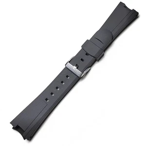 Correa de reloj de goma compatible con Casio Edifice EF305 EF-305-1AV, EF-305-9AV - Imagen 1 de 6
