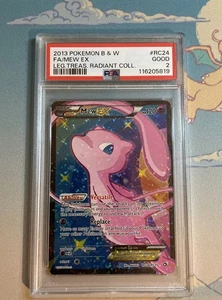 Pokemon Legendary Treasures Radiant Collection Mew EX RC24/RC25 PSA 2 - LOW POP - Picture 1 of 5