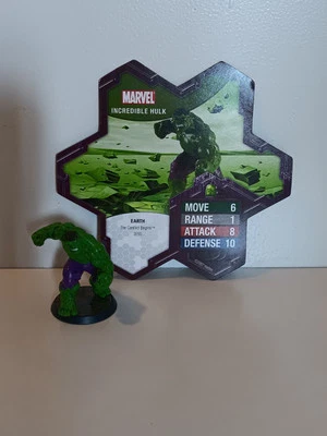 Incredible Hulk Heroscape Marvel - El conflicto comienza con tarjeta Foto 1 de 4