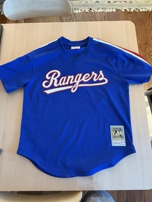 MLB Mitchell & Ness Texas Rangers #34 Baseball Jersey New Mens Medium 40 $100 - Image 1 of 4