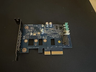 HP MS-4365 SSD PCIe to M.2 Controller Adapter 742006-002 Low Profile Bracket - Image 1 of 3