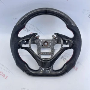 Custom matte Carbon Fiber Steering Wheel for Acura TSX 2009-2014 with trim - Picture 1 of 8
