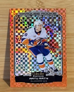 2022 O-Pee-Chee Platinum Marquee Rookies Orange Checkers /25 Aatu Raty #280 RC - Picture 1 of 2