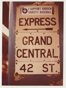  1980s Americana: New York City, subway sign - Picture 1 of 2