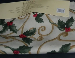 Corredor de mesa Ralph Lauren PINE GROVE HOLLY NUEVO EN PAQUETE nuevo 72" x 15" ~ patrón retirado - Imagen 1 de 2