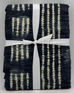 Pottery Barn Shibori Punkte Gardine Vorhang (1) ~ 50 x 84 ~ blau - Bild 1 von 2