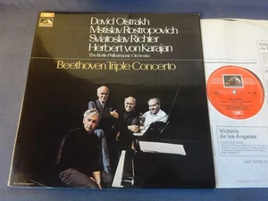 ED1 BEETHOVEN: TRIPLE CONCERTO LP, Richter, Oistrakh, Rostropovich, EMI ASD 2582 - Imagen 1 de 4