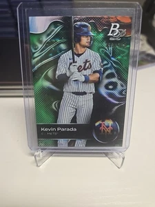 2023 Bowman Platinum - Top Prospects Kevin Parada #TOP-28 Emerald Ice Foil /299 - Picture 1 of 3