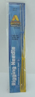 Addya AMN-9 9 Zoll Edelstahl Rigging Nadel 2er Pack - Bild 1 von 2