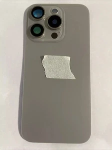 Back vetro Posteriore Per iPhone 15 PRO MAX Compatibile Apple argento naturale t - Imagen 1 de 2