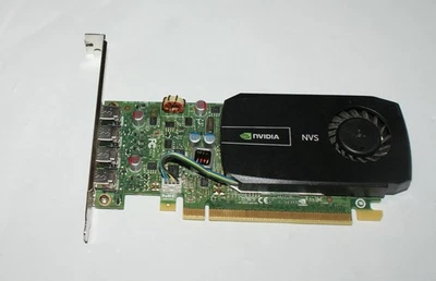 Dell Nvidia Quadro NVS510 2GB Quad Mini DisplayPort Full Height Graphics Card - Image 1 of 3