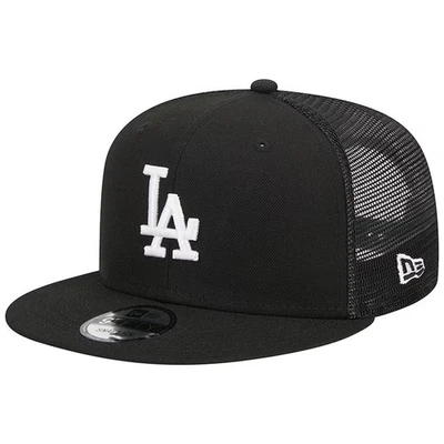 Los Angeles Dodgers New Era Classic Trucker 950 9FIFTY Adult Snapback Hat Black