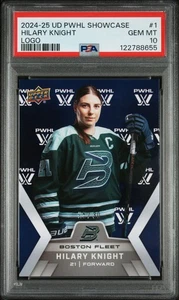 2024-2025 Upper Deck Pwhl Showcase Hilary Knight #1 Logo 25/30 PSA 10 POP 1! - Bild 1 von 2