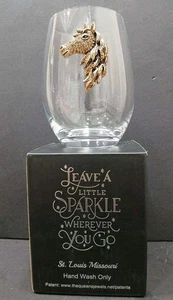 Copa de vino The Queens' Jewels con diseño de caballo con joyas en caja - Imagen 1 de 11