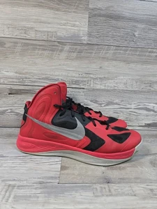 Nike Hyperfuse Hombres Tenis Rojo Gris Negro Talla 13 Zapatos 525022-602 - Imagen 1 de 13
