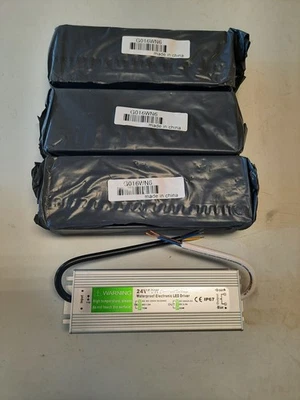 AC 110V-240V to DC24V 5A 60W IP67 Waterproof LED Transformer Driver Power Supply - Image 1 of 4