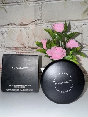MAC Next To Nothing Powder Pressed 0.35 oz Medium Deep New With Box ! - Image 1 of 4