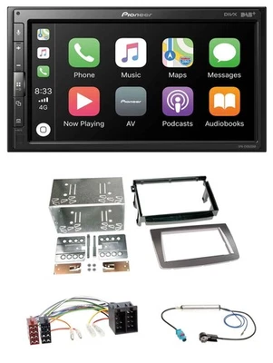 Pioneer USB MP3 DAB 2DIN Bluetooth Autoradio für Alfa Romeo Mito ISO 955 08-14 s - Bild 1 von 4