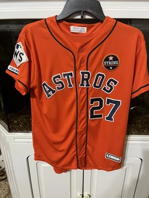 Authentic Altuve 2017 Houston Astros World Series  Jersey Youth Large 14/16 - Image 1 of 4