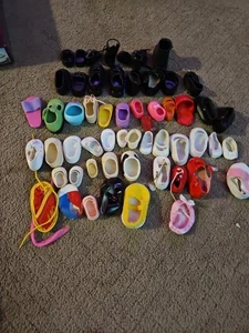 Vintage Puppenschuhe verschiedene Größen. Unübertroffen, lose. - Bild 1 von 5