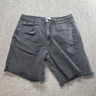 VJ Venezia Jeans Mujer’s Pantalones Cortos Vaqueros Negro Denim Talla 18 Corte Foto 1 de 4