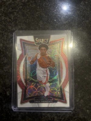 2024-25 Select White Scope Concourse Prizms #59 Amen Thompson 12/35 - Image 1 of 2