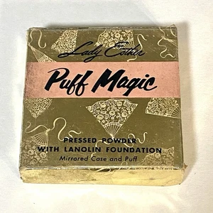 Nuevo de Lote Antiguo - Base Mágica Lady Esther Puff Estuche Compacto Puff Paquete Original - Sin Usar - Imagen 1 de 8