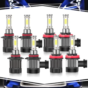 For Cadillac SRX 2010-2016 2x 9005+2x H11 Daytime Running Light Bulb Headlight - Picture 1 of 12