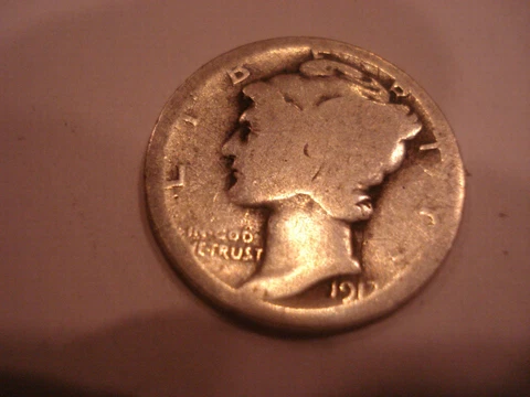 1917-D-MERCURY DIME-F-950 Cover