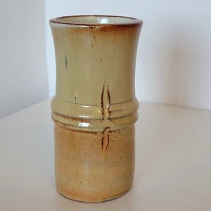 Vase en céramique en forme de bambou - Bild 1 von 9