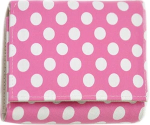 Retro POLKA DOTS Pünktchen Vintage Geldbeutel BÖRSE Rosa Rockabilly - Bild 1 von 1