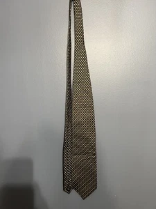 Men’s Valerio Garati Brown Hue Handmade Pure Silk Neck Ties Business Casual - Picture 1 of 4