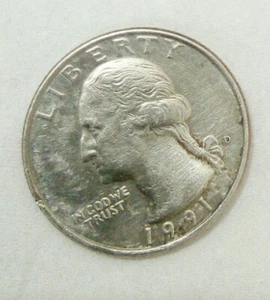  Quarter Washington Quarter Liberty (1991) Quarter Dollar United States Coin  - Picture 1 of 2