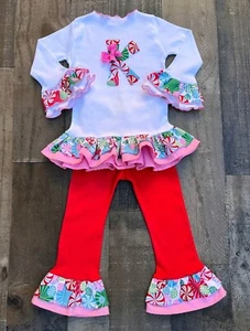Christmas Candy Holiday Outfit - Picture 1 of 1