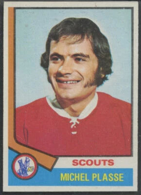 1974-75 Topps #257 Michel Plasse Kansas City Scouts - Image 1 of 2