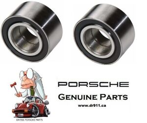 For Porsche 911 944 924 968 (74-95) Set of 2 Rear Wheel Bearings 99905302001 OER